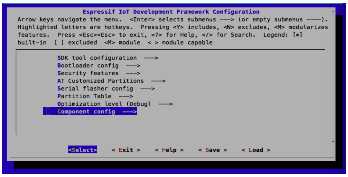 Configuring the AT OTA token key - Step 1