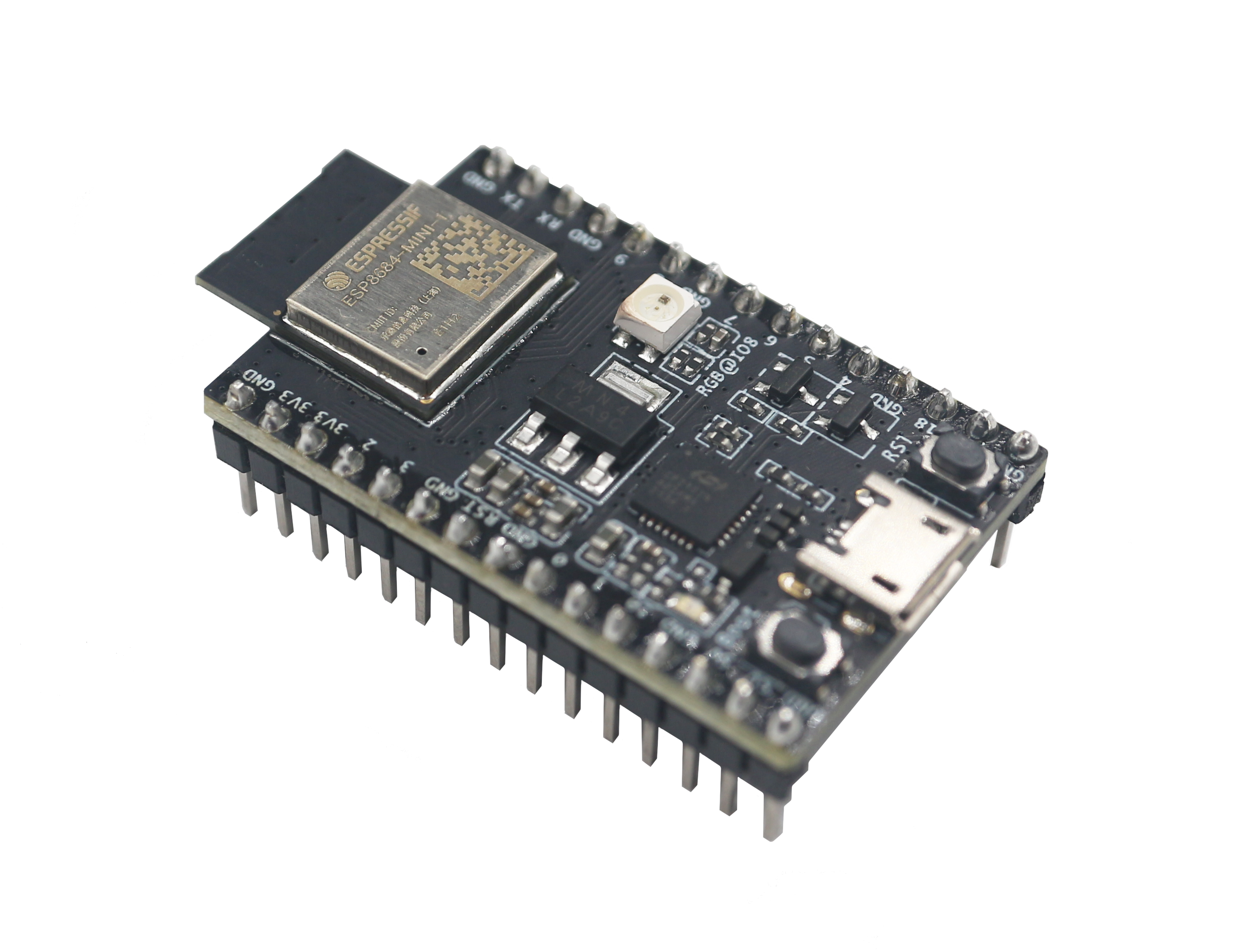 ESP8684-DevKitM-1（板载 ESP8684-MINI-1 模组）