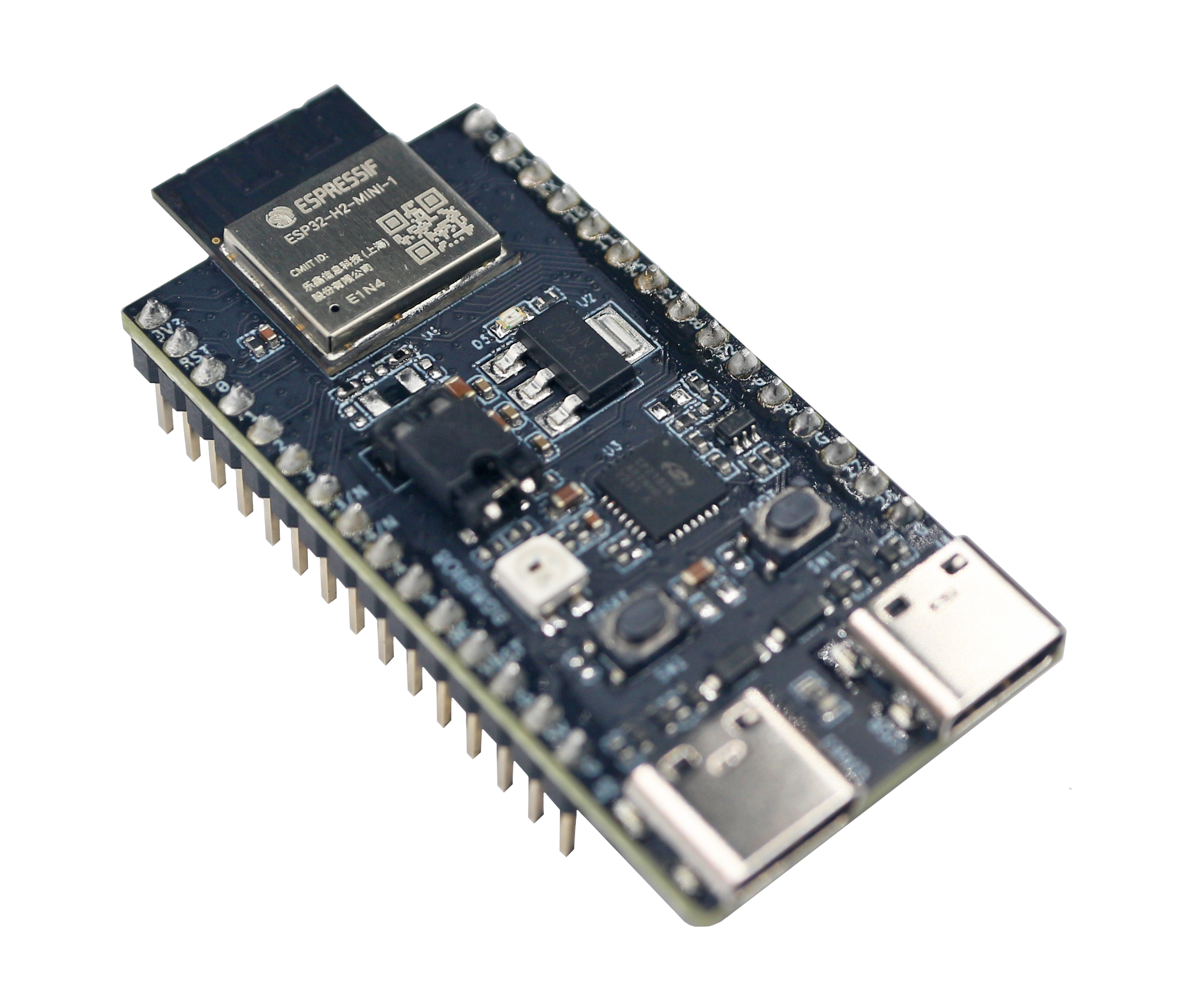 ESP32-H2-DevKitM-1（板载 ESP32-H2-MINI-1 模组）